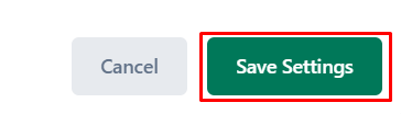 save settings