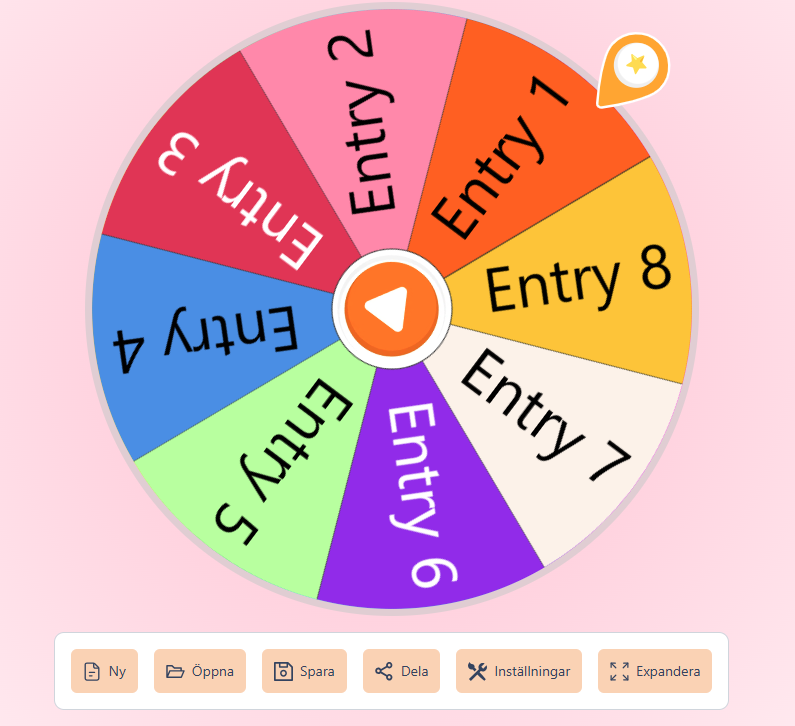 Full screen view in wheelspinnerx